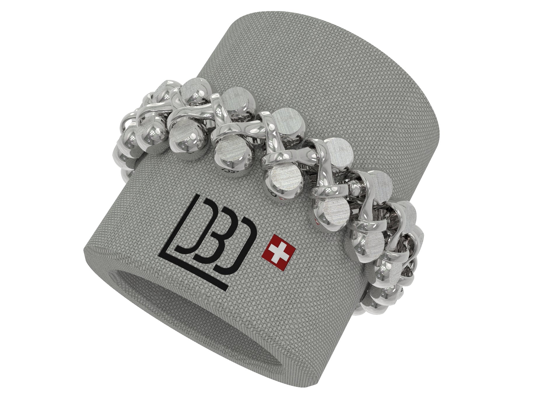 316L steel curb link bracelet