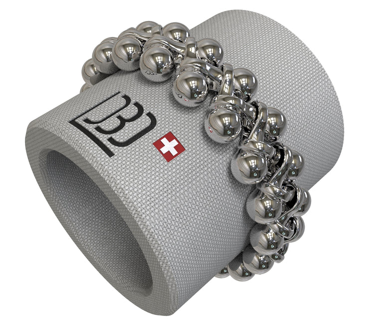 Bracelet maille Sphère Acier 316L Poli